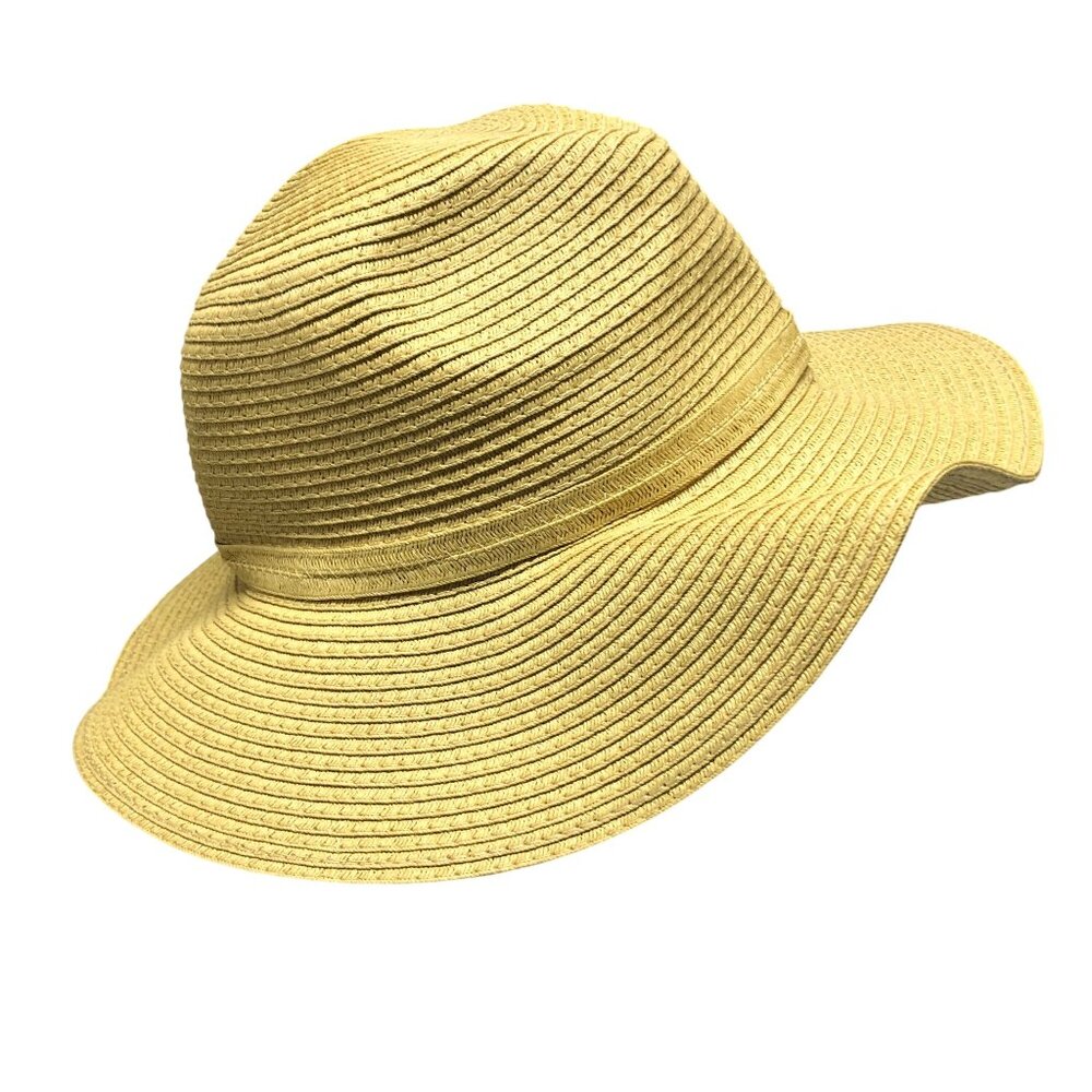 J.Crew Factory Packable Straw Hat Beige M-L - Picture 5 of 7